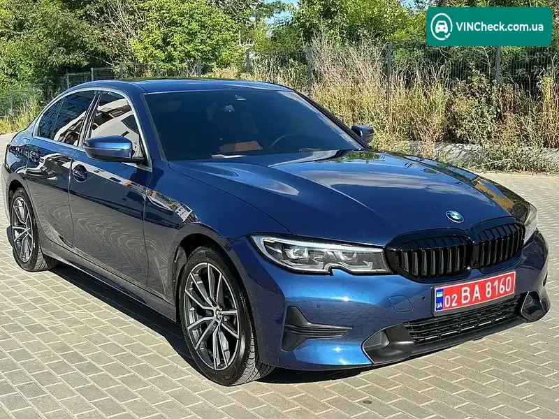 BMW 3 Series 2021, фото з оголошення 2 з 20, VIN 3MW5R7J08N8C23738