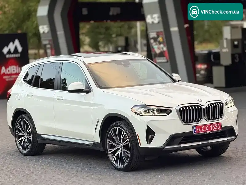 BMW X3 2021, фото з оголошення 2 з 20, VIN 5UX53DP04N9J75265