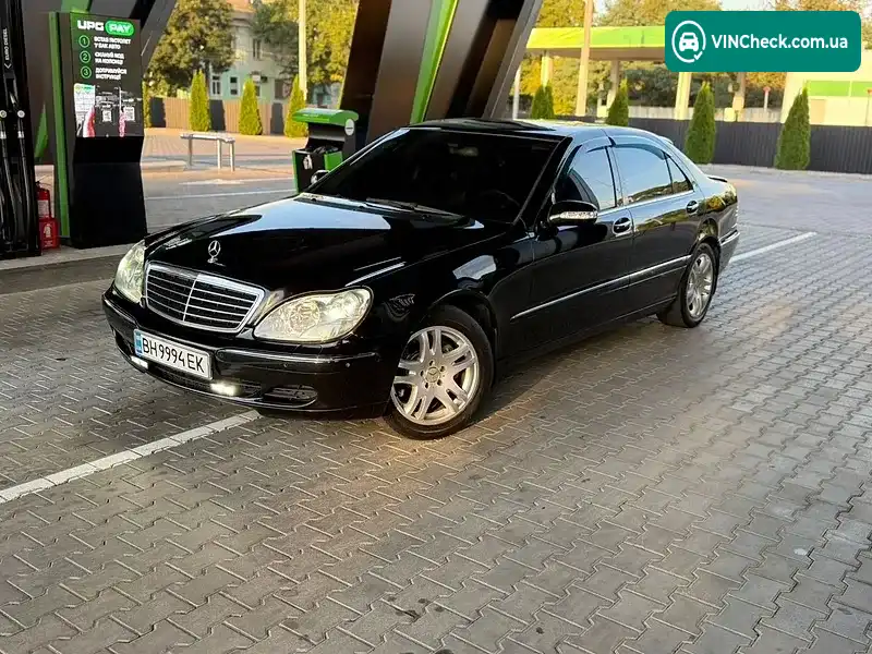 Mercedes-Benz S-Class 2004, фото з оголошення 1 з 20, VIN WDB2201281A383554