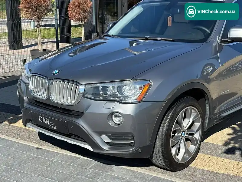 BMW X3 2016, фото з оголошення 2 з 20, VIN 5UXWX9C55G0D91305