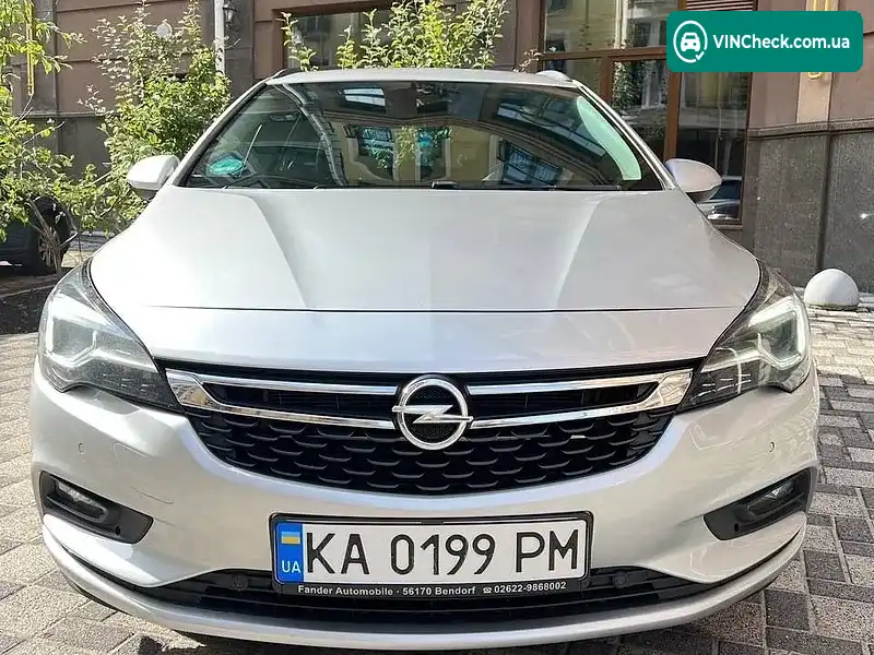Opel Astra 2018, фото з оголошення 1 з 20, VIN W0VBD8EG4J8056162