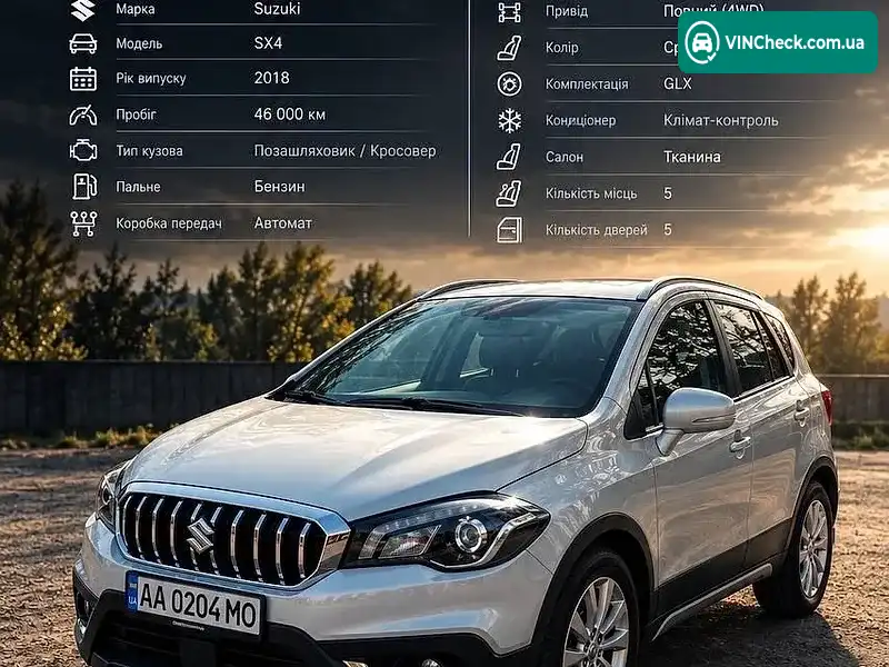Suzuki SX4 2018, фото з оголошення 1 з 14, VIN TSMJYBA2S00651113