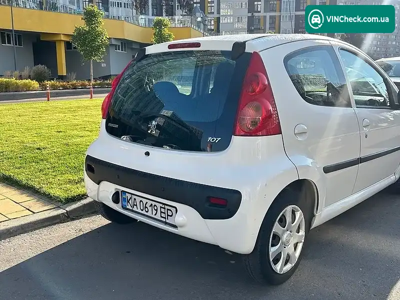 Peugeot 107 2011, фото з оголошення 2 з 7, VIN VF3PNCFB088627747