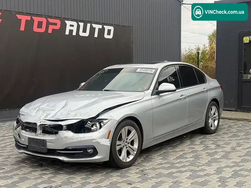 BMW 3 Series 2016, фото з оголошення 2 з 19, VIN WBA8E9C55GK646937