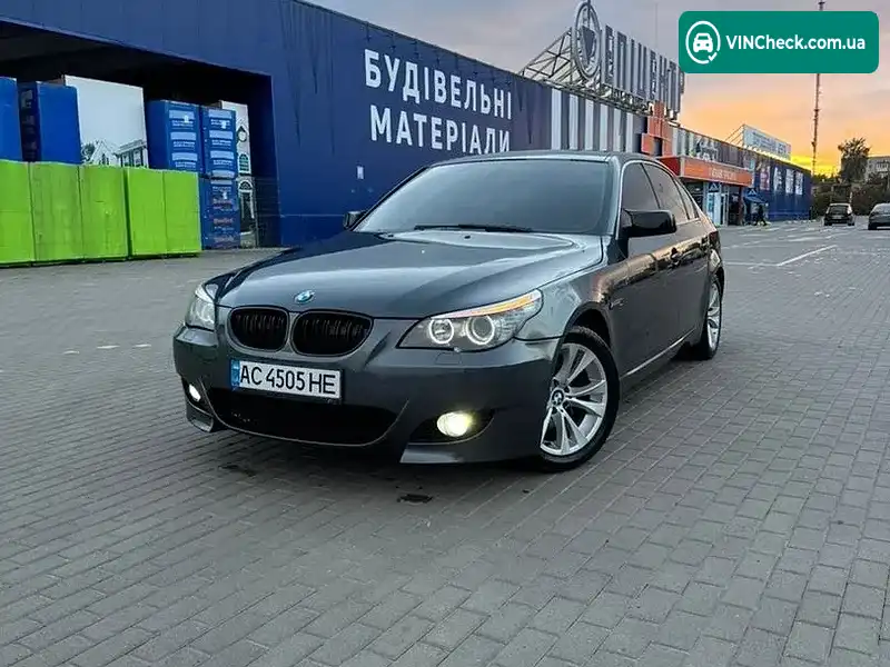 BMW 5 Series 2008, фото з оголошення 1 з 11, VIN WBANX31000C046733
