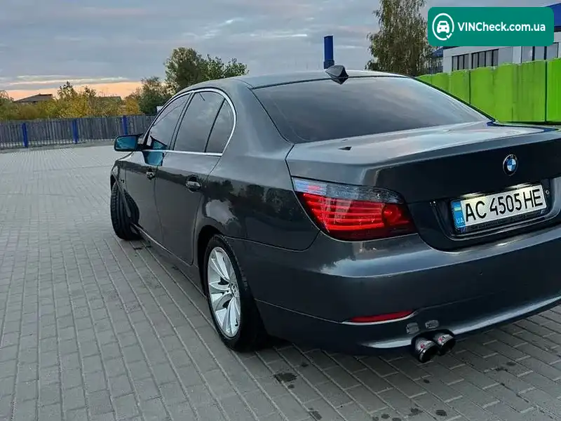 BMW 5 Series 2008, фото з оголошення 2 з 11, VIN WBANX31000C046733