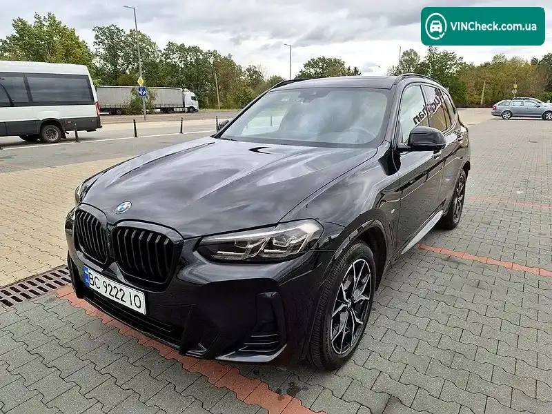 BMW X3 2022, фото з оголошення 2 з 20, VIN WBA71BZ0809L27121
