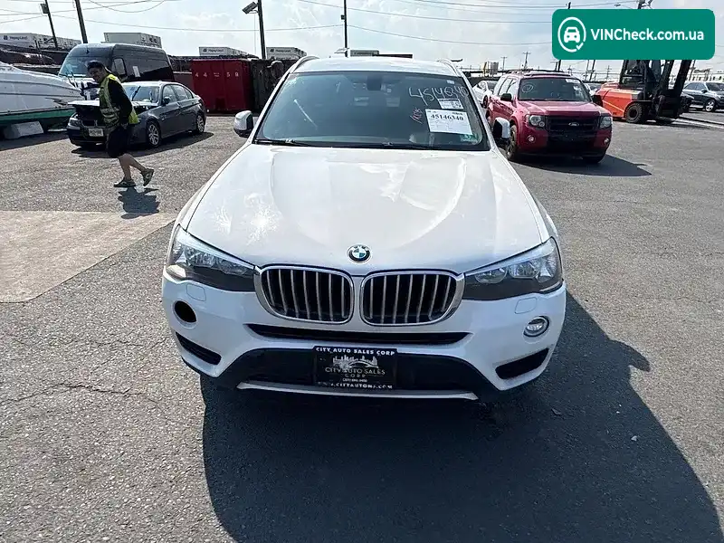 BMW X3 2015, фото з оголошення 2 з 15, VIN 5UXWY3C52F0E96618