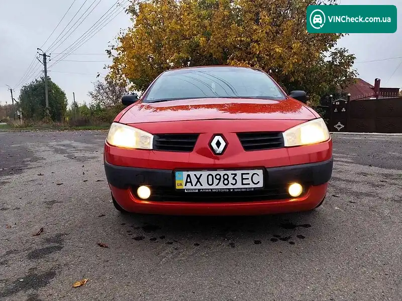 Renault Megane 2004, фото з оголошення 1 з 18, VIN VF1BM1A0H31536694