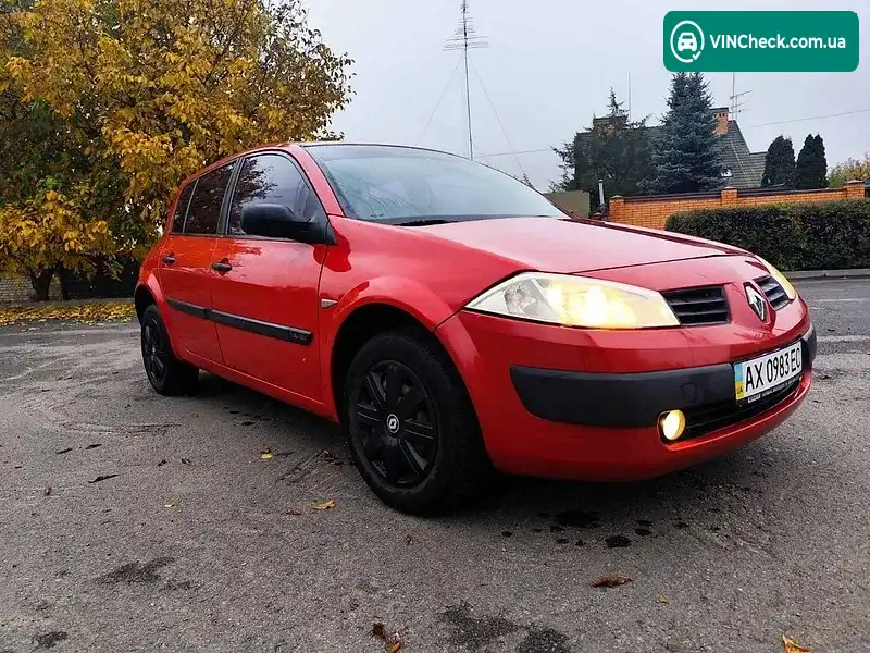 Renault Megane 2004, фото з оголошення 2 з 18, VIN VF1BM1A0H31536694