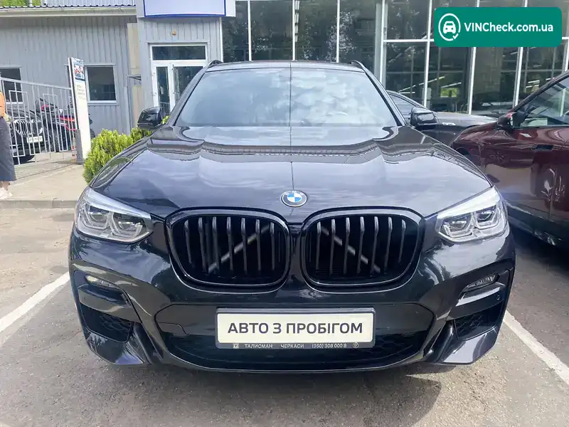 BMW X3 2020, фото з оголошення 2 з 20, VIN WBAUZ310309F45001