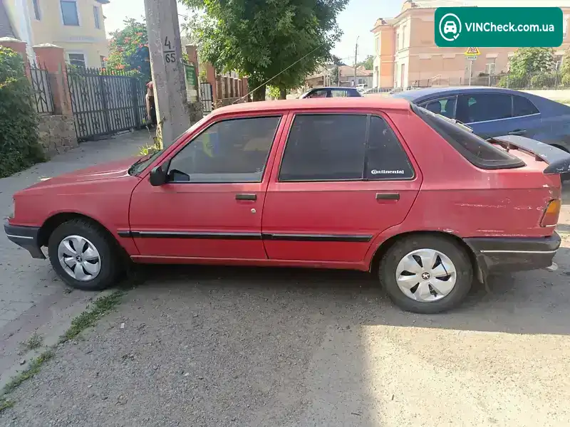 Peugeot 309 1988, фото з оголошення 2 з 8, VIN VF310AG1202395317