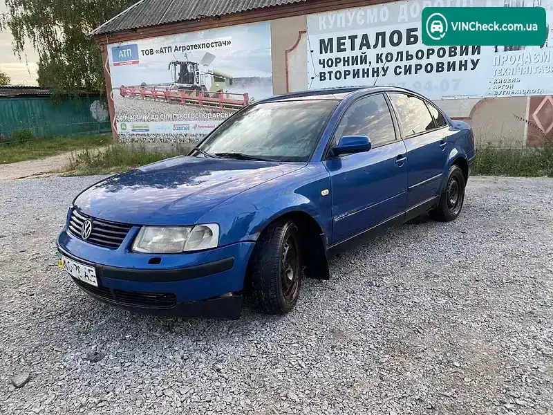 Volkswagen Passat 1999, фото з оголошення 1 з 5, VIN WWWZZZ3BZXE061795
