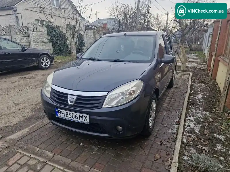 Dacia Sandero 2009, фото з оголошення 2 з 6, VIN UU1BSDAFP42264285