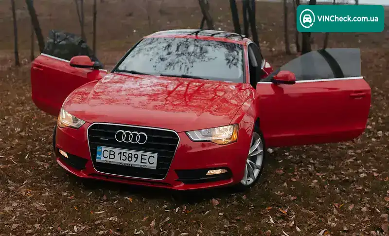Audi A5 2012, фото з оголошення, VIN WAUCFAFR3DA046569
