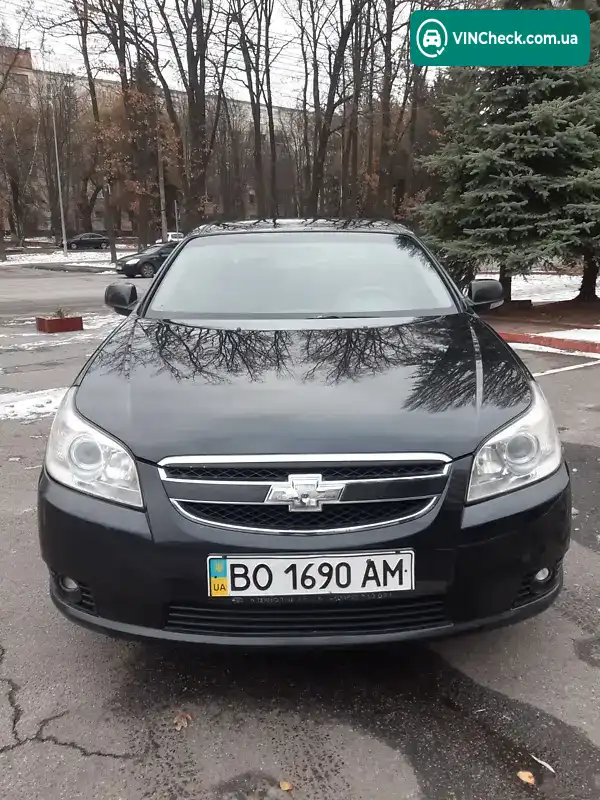 Chevrolet Epica 2008, фото з оголошення 2 з 20, VIN Y6DLF69KE9B141969