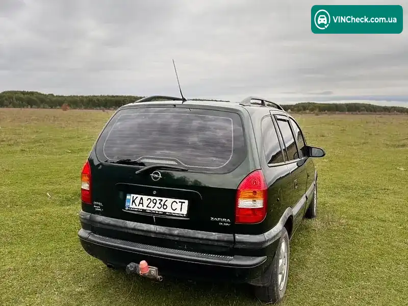 Opel Zafira 1999, фото з оголошення 2 з 11, VIN W0L0TGF75Y2040887