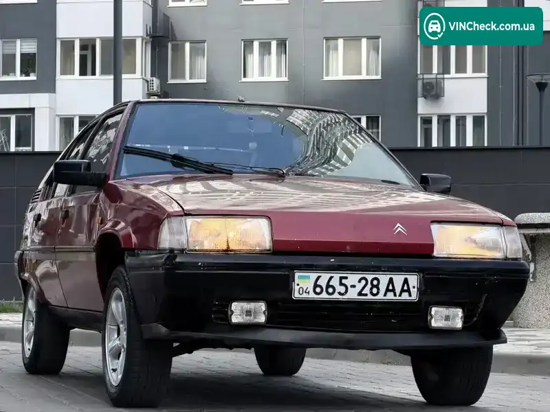 Citroen BX 1988, фото з оголошення 2 з 21, VIN VF7XBXD0031XD6964