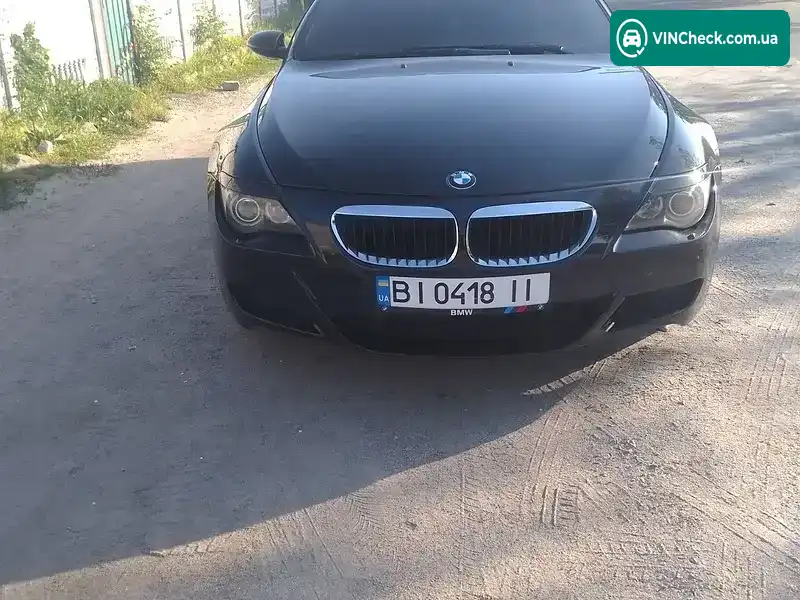 BMW 6 Series 2007, фото з оголошення 1 з 14, VIN WBAEK31020B784442
