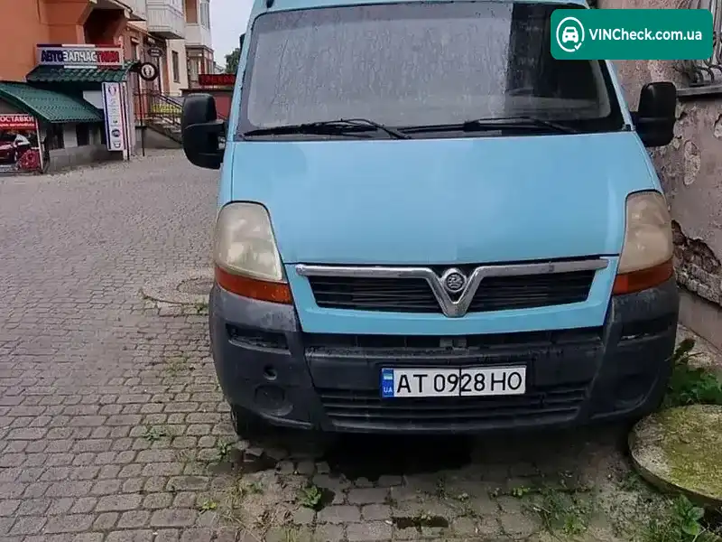 Vauxhall Movano 2005, фото з оголошення 1 з 2, VIN VN1F9CVL533508750