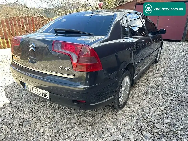 Citroen C5 2005, фото з оголошення 2 з 9, VIN VF7RC9HZC76661249