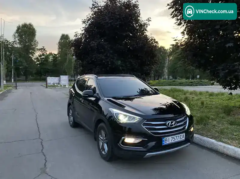 Hyundai Santa FE 2016, фото з оголошення 1 з 8, VIN KMHST81XDGU591601