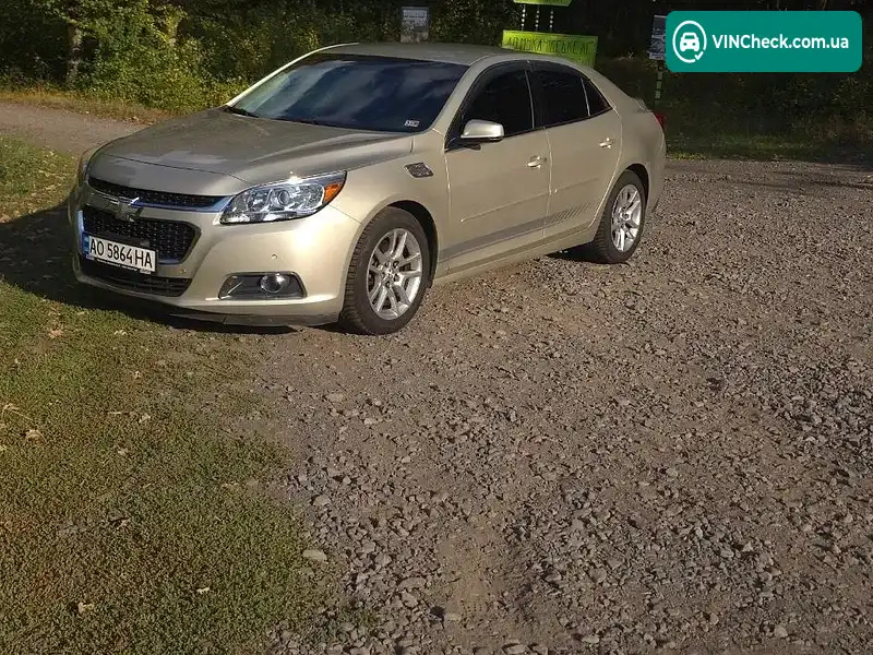 Chevrolet Malibu 2015, фото з оголошення, VIN 1G11C5SA6GF117032