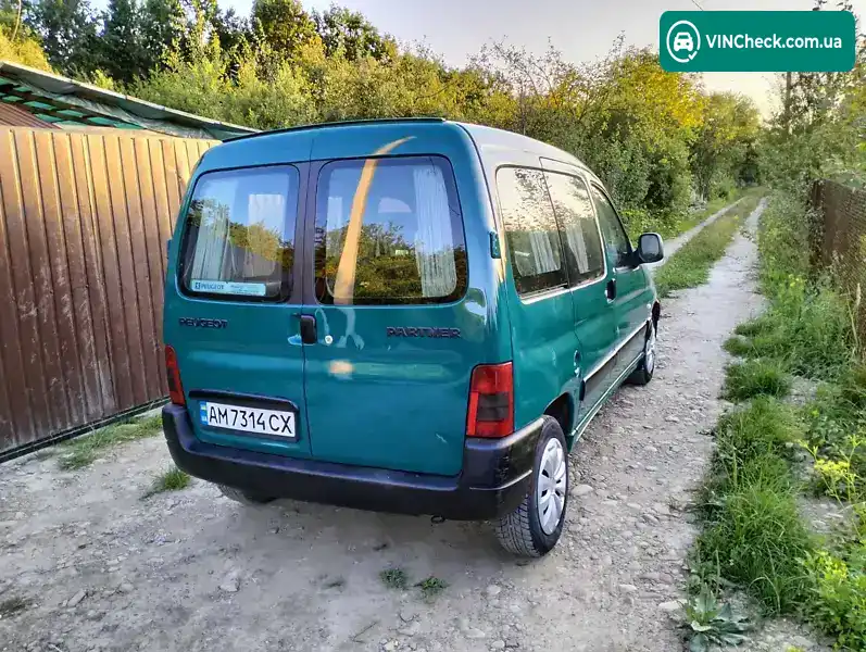 Peugeot Partner 2000, фото з оголошення 2 з 20, VIN VF35CWJZE60251364