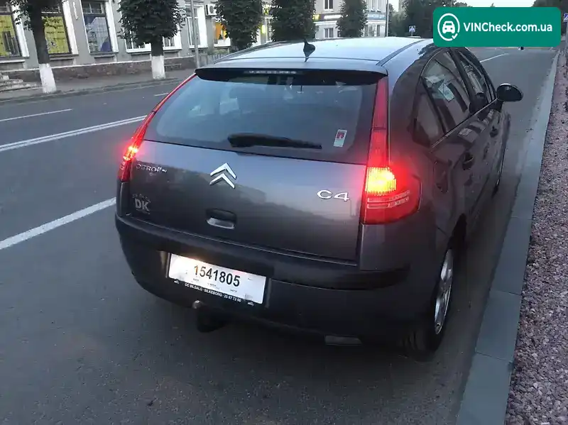 Citroen C4 2009, фото з оголошення, VIN VF7LC9HZH74917724