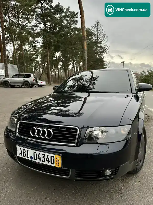 Audi A4 2001, фото з оголошення 2 з 20, VIN WAUZZZ8E32A034106