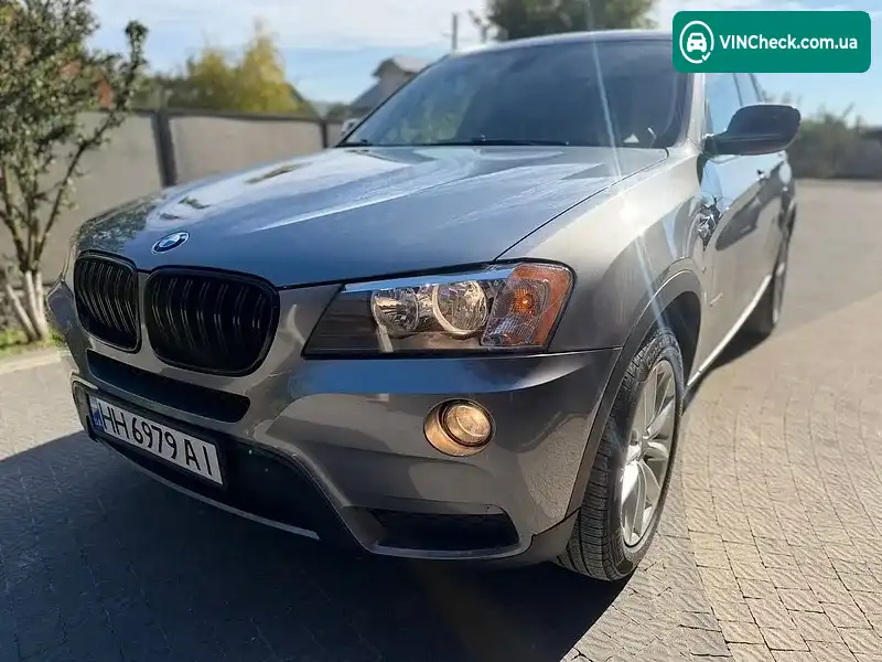 BMW X3 2013, фото з оголошення 1 з 20, VIN 5UXWX9C56E0D21857