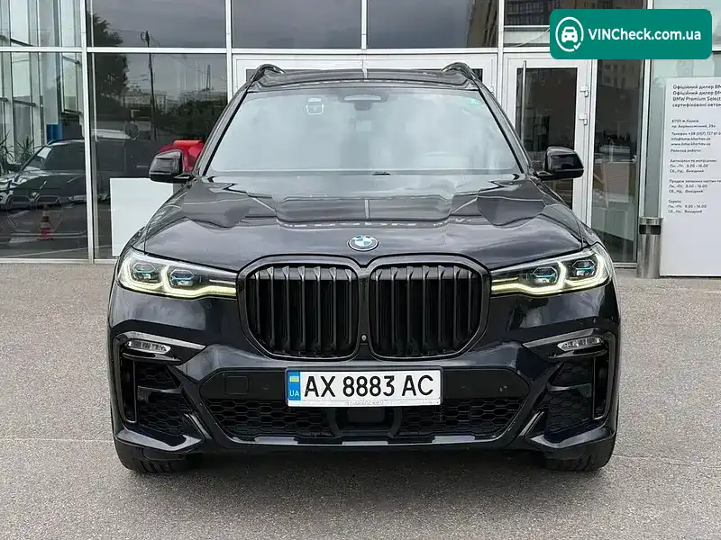 BMW X7 2019, фото з оголошення 2 з 21, VIN WBACW81040LB36929