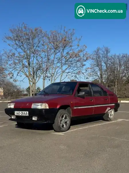 Citroen BX 1989, фото з оголошення 1 з 7, VIN VF7XBXD0031XD6966