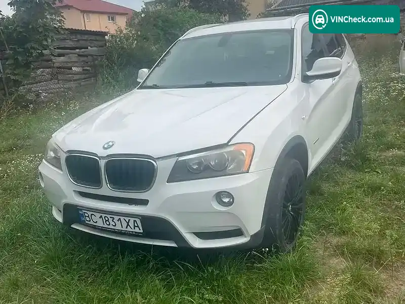 BMW X3 2012, фото з оголошення 1 з 6, VIN 5UXWX9C50DLK59804