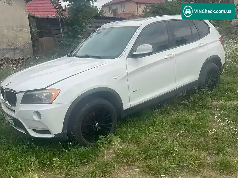 BMW X3 2012, фото з оголошення 2 з 6, VIN 5UXWX9C50DLK59804