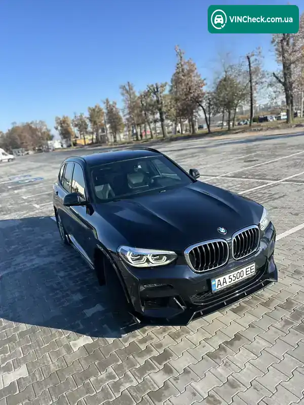BMW X3 2020, фото з оголошення 2 з 21, VIN WBAUZ35010N062511