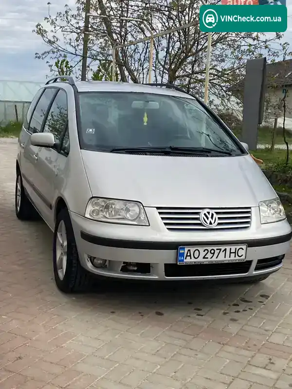 Volkswagen Sharan 2002, фото з оголошення 1 з 15, VIN WVWZZZ7MZ3V000812