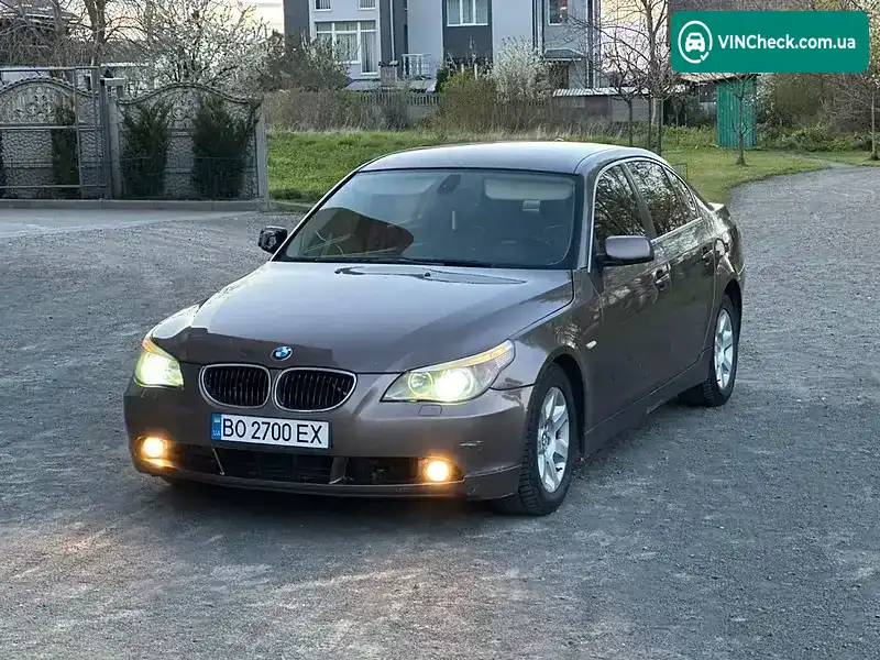 BMW 5 Series 2006, фото з оголошення 1 з 21, VIN WBANE31080B952253