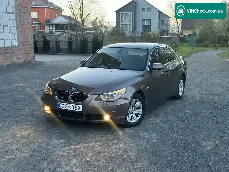 BMW 5 Series 2006, фото з оголошення 2 з 21, VIN WBANE31080B952253