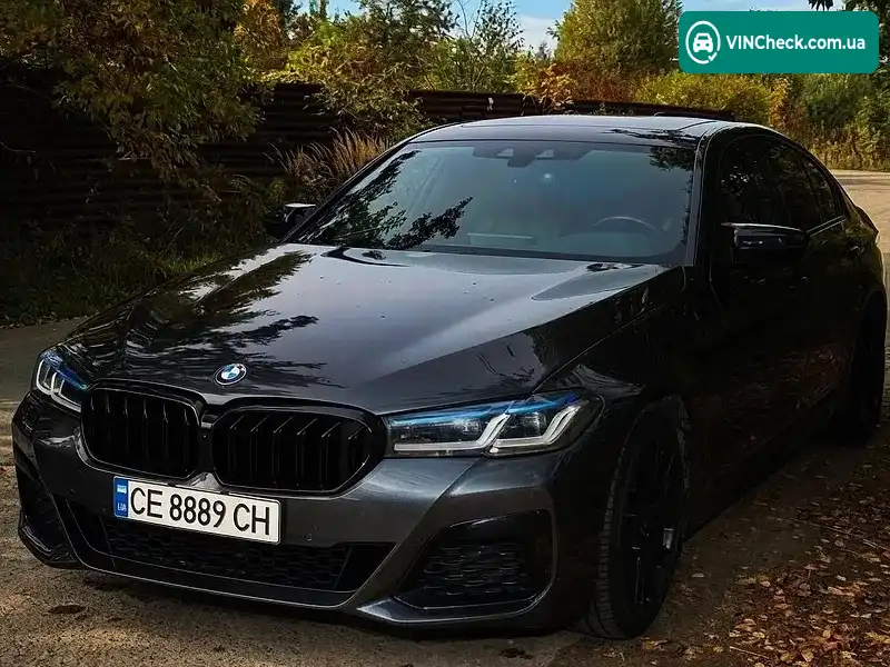 BMW 5 Series 2019, фото з оголошення 2 з 15, VIN WBAJA7C51KG911219