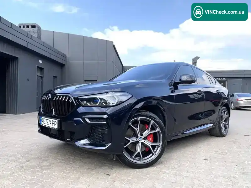 BMW X6 2022, фото з оголошення 1 з 20, VIN WBAGT210609L44649
