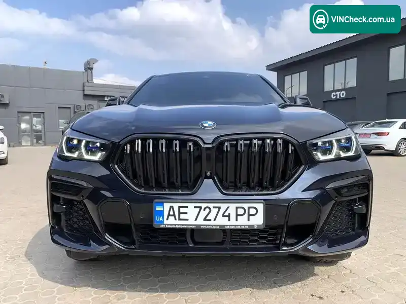 BMW X6 2022, фото з оголошення 2 з 20, VIN WBAGT210609L44649