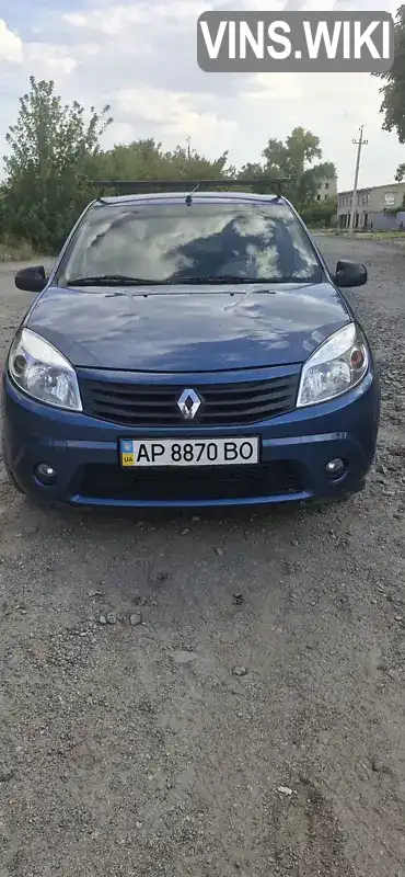 Renault Sandero 2010, фото з оголошення 1 з 8, VIN VF1BSR4BB42601623