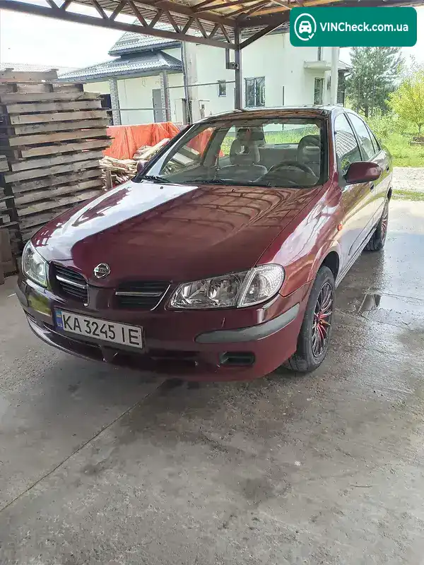 Nissan Almera 2001, фото з оголошення 1 з 8, VIN JN1CFAN16Z0008610