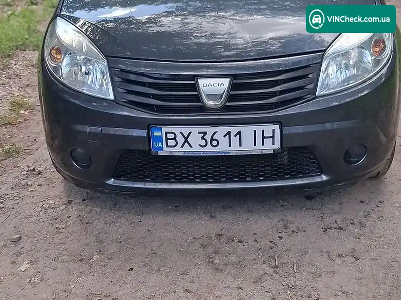Dacia Sandero 2009, фото з оголошення 2 з 16, VIN UU1BSDBNH41915413