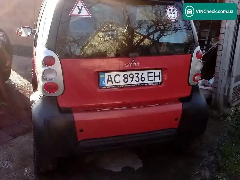 Smart Fortwo 2001, фото з оголошення 2 з 16, VIN WME01MC011H000401