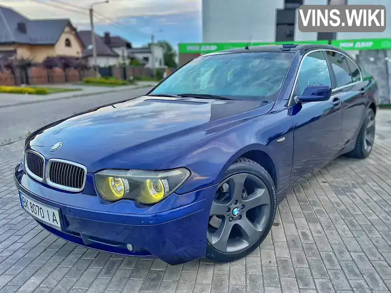 BMW 7 Series 2004, фото з оголошення 1 з 21, VIN WBAGB41070DA56671