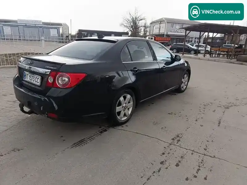 Chevrolet Epica 2008, фото з оголошення 2 з 14, VIN Y6DLF69KE8B127951