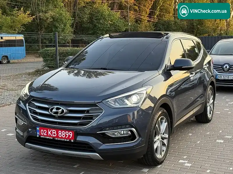 Hyundai Santa FE 2016, фото з оголошення 1 з 20, VIN KMHSW81XDGU694881