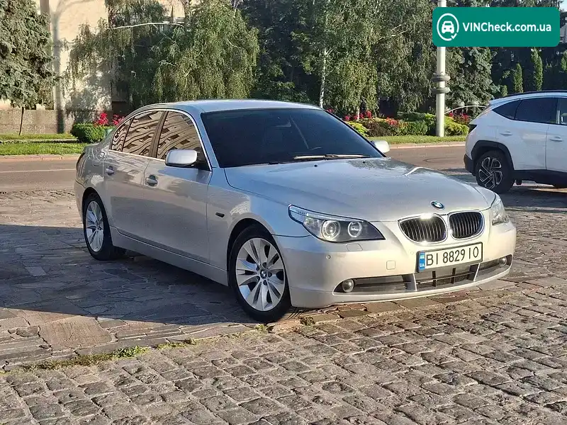 BMW 5 Series 2004, фото з оголошення 1 з 21, VIN WBANA31010B018365
